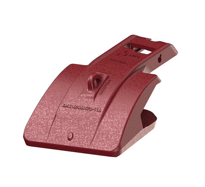 MTG SYSTEMS / PROMET - Right Delta Lip Shroud for Front Shovels iso 4MX140R465FS-11A