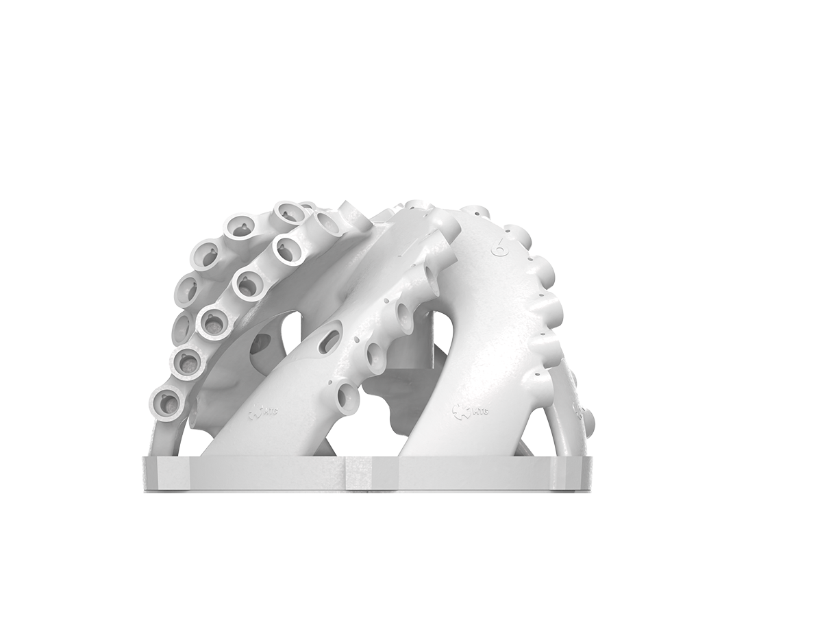 MTG CUTTERHEADS with MTG PLUS for rock applications - Lateral view MTG CUTTERHEADS with MTG PLUS image